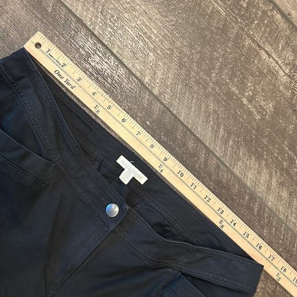 Eileen Fisher Women's Cotton Stretch Ankle Pants Black Size M - Picture 6 of 8